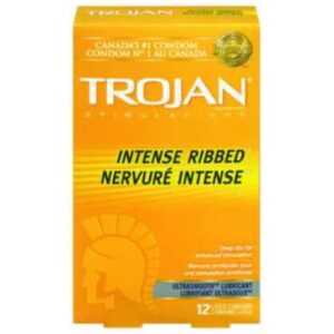 Trojan Intense Ribbed Condoms
