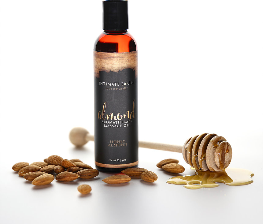 Intimate Earth Aromatherapy Massage Oil Honey-Almond