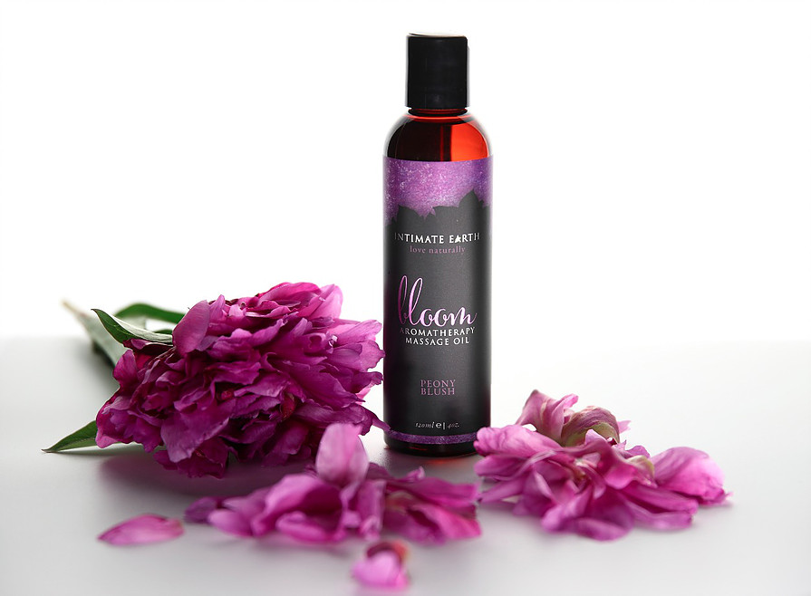 Intimate Earth Aromatherapy Masage Oil-Peony Bloom