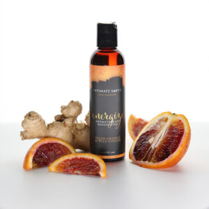 Intimate Earth Aromatherapy Massage Oil-Fresh Orange-Wild Ginger