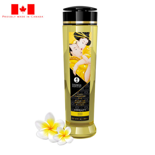 Shunga Erotic Massage Oil-Serenity Manoi-8 oz