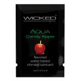 Wicked Sensual Care Lubricaant-Foil Pack-Candy Apple