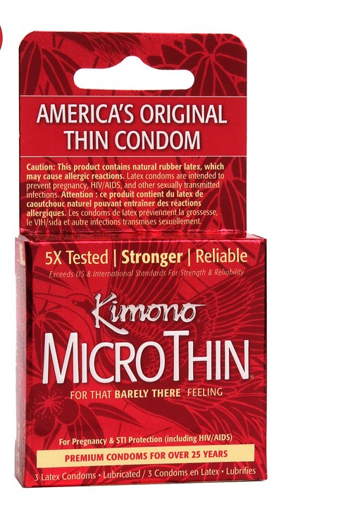 Kimono Micro Thin condoms-3 Packs