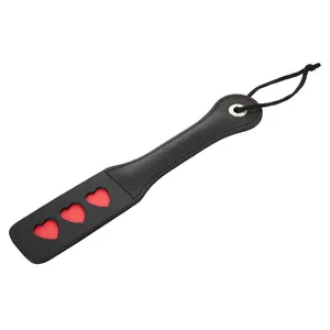 Sportsheets Leather Paddle-Hearts