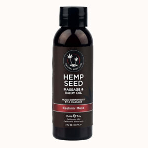 Hemp Seed Massage Oil-Kashmir Musk-2 oz