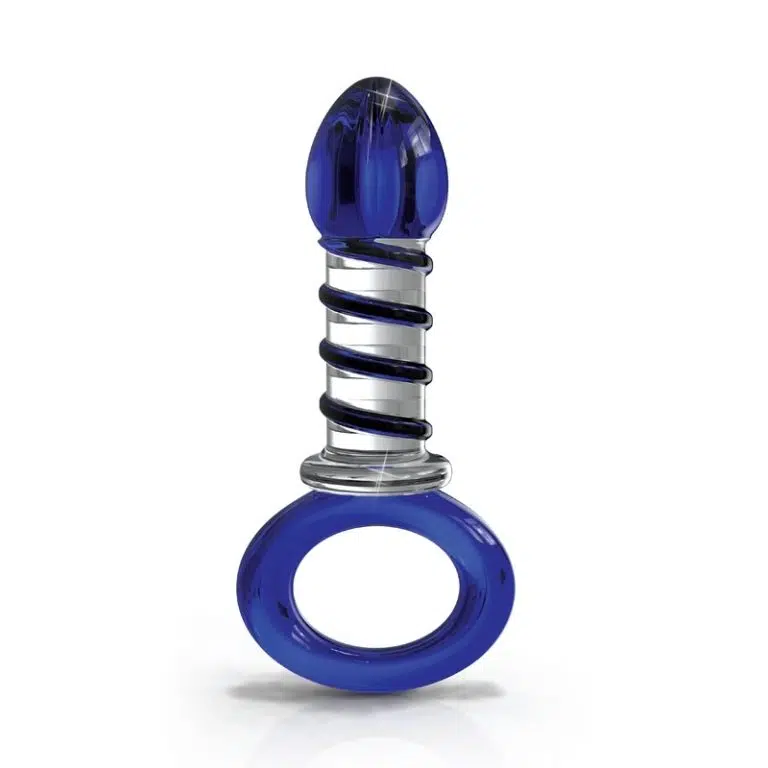 Icicles-Blue Glass Plug - Elegant Anal Massager | Condoms Canada Icicles-Blue Glass Plug - Elegant Anal Massager | Condoms Canada
