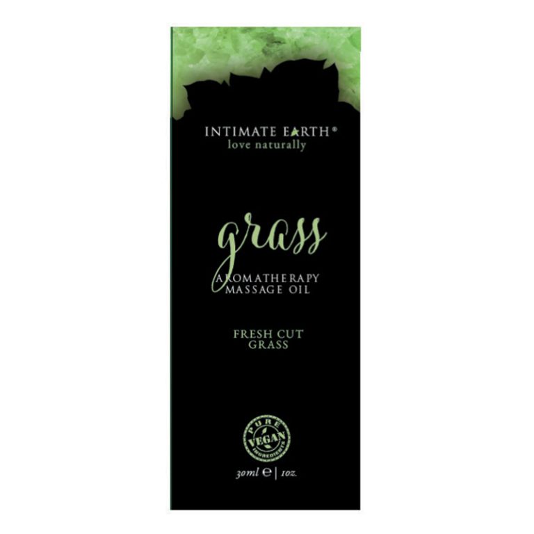 Intimate Earth Fresh Cut Grass Massage Oil