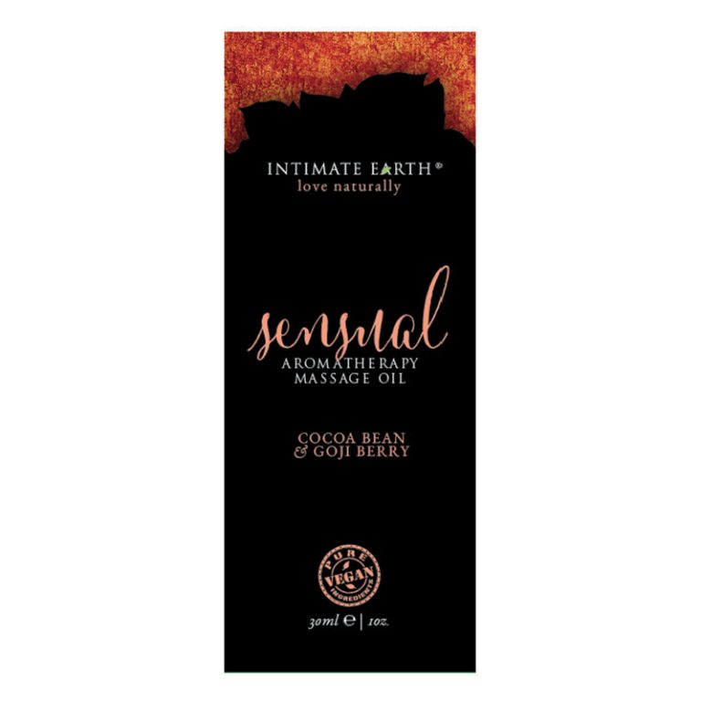 Intimate Earth Sensual Aromatherapy Massage Oil-Cocoa Bean & Goji Berry-30ml