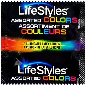 LifeStyles Assorted Colors Condoms
