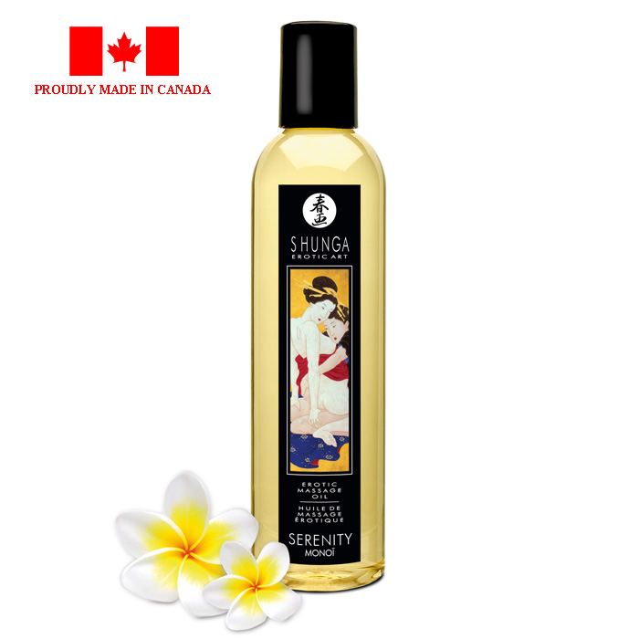Shunga Erotic Massage Oil-Serenity Monoi