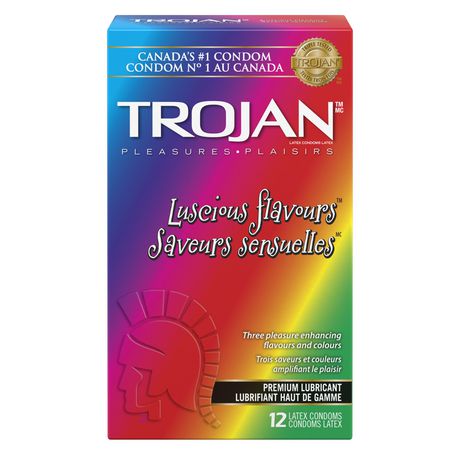 lubrifiants trojan lubricants Trojan Luscious Flavours Condoms - Safer Oral Sex