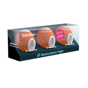 Satisfyer Crunchy Masturbation Egg-3-Pack