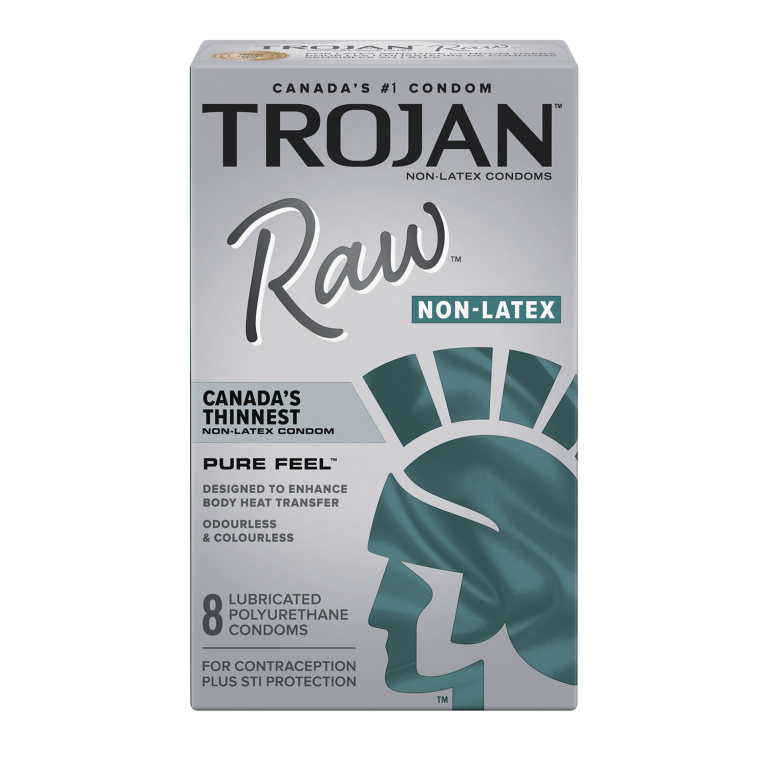 Trojan RAW Non Latex Condoms-8 Pack