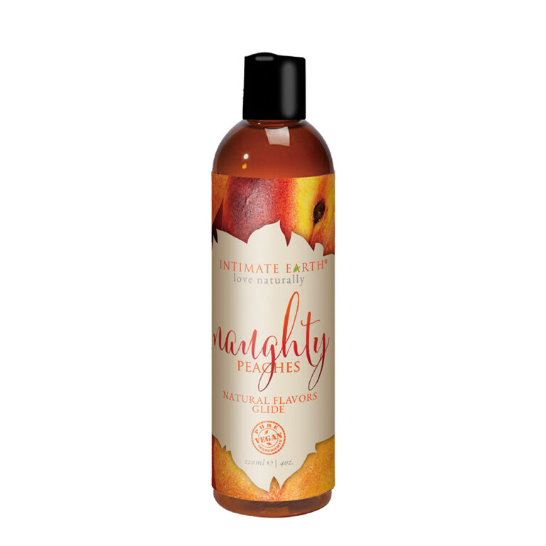 Intimate Earth Naughty Peaches Flavored glide-120 ml