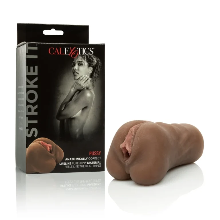CalExotics Stroke It Brown Pussy
