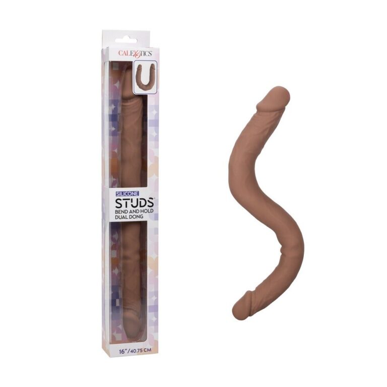 CalExotics double Dong-Brown-16-Inch