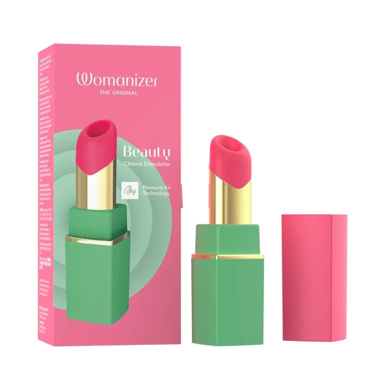 Womanizer Beauty Clitoral Stimulator-Green and Pink